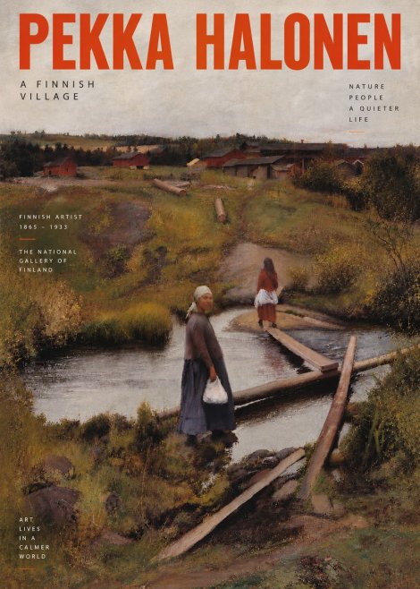 Pekka Halonen A Finnish Village No5 - Affiche