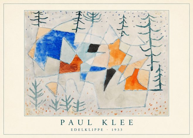 Paul Klee Edelklippe No3 - Affiche