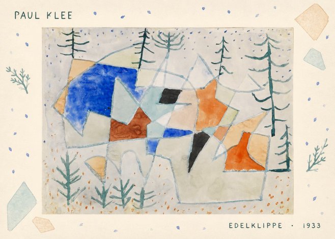 Paul Klee Edelklippe No5 - Affiche