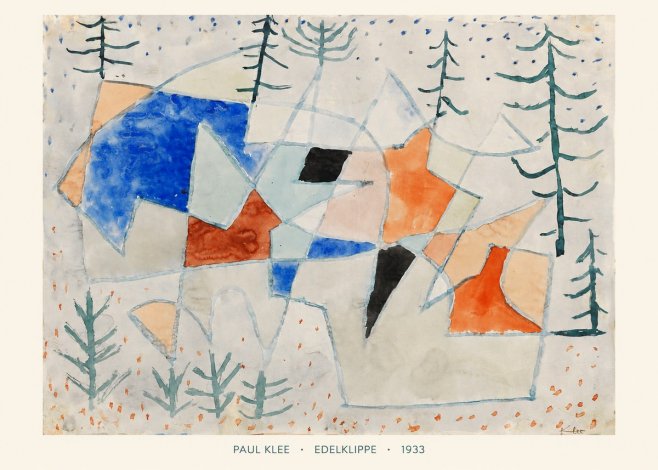 Paul Klee Edelklippe No6 - Affiche