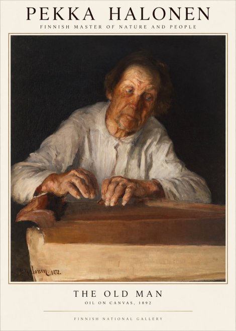 Pekka Halonen The Old Man No1 - Affiche