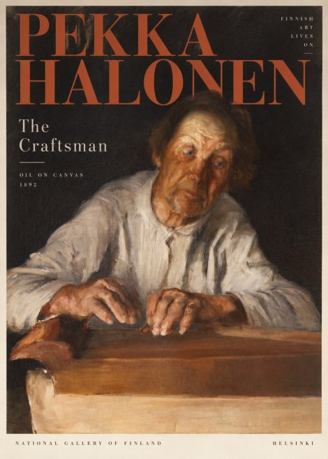 Pekka Halonen The Old Man No5 - Affiche