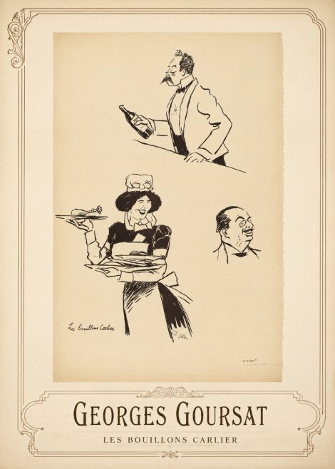 Georges Goursat Les Bouillons Carlier II No1 - Affiche