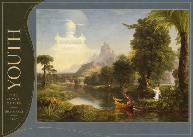 Thomas Cole The Voyage of Life: Youth V No3 - Affiche