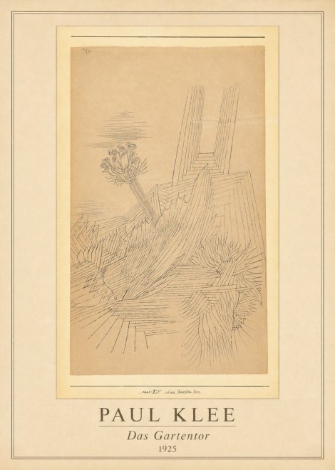 Paul Klee Das Gartentor II No1 - Affiche
