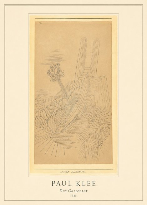 Paul Klee Das Gartentor II No5 - Affiche