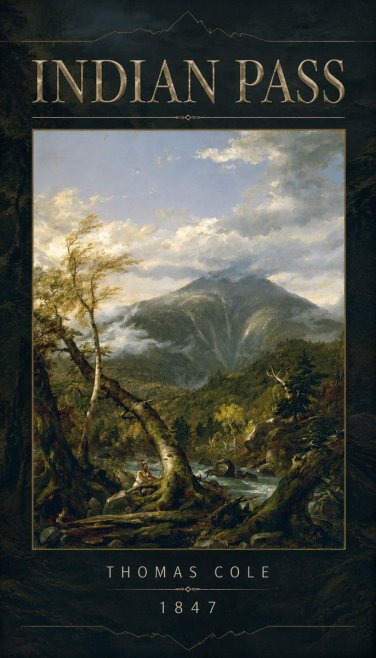 Thomas Cole Indian Pass II No3 - Affiche