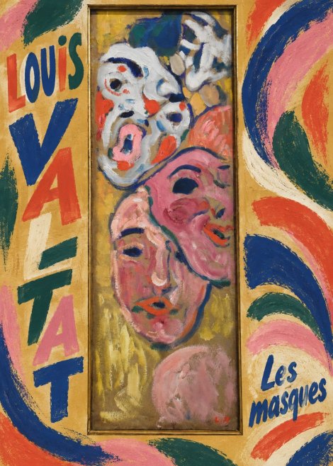 Louis Valtat Les Masques No2 - Affiche