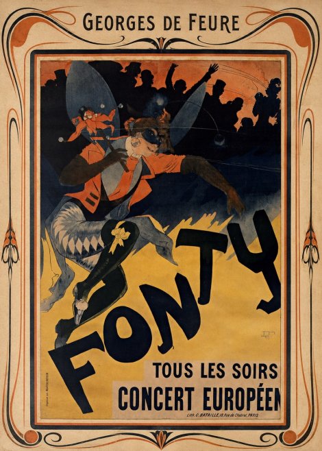 Georges de Feure Fonty III No1 - Affiche