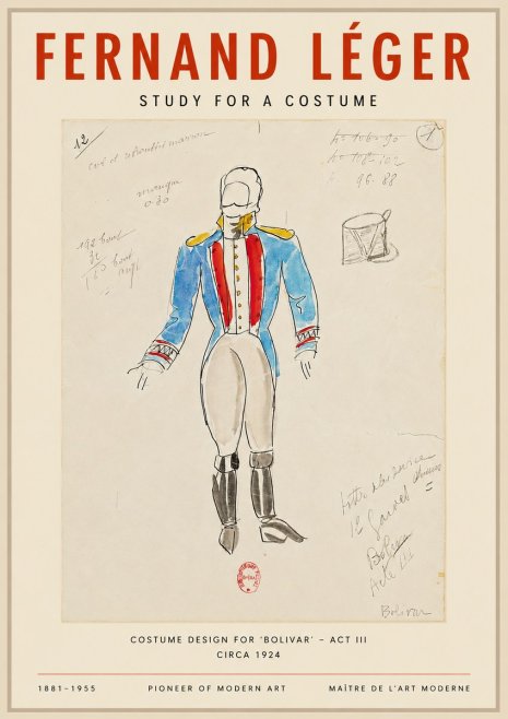 Fernand Léger Bolivar Acte Iii No3 - Affiche