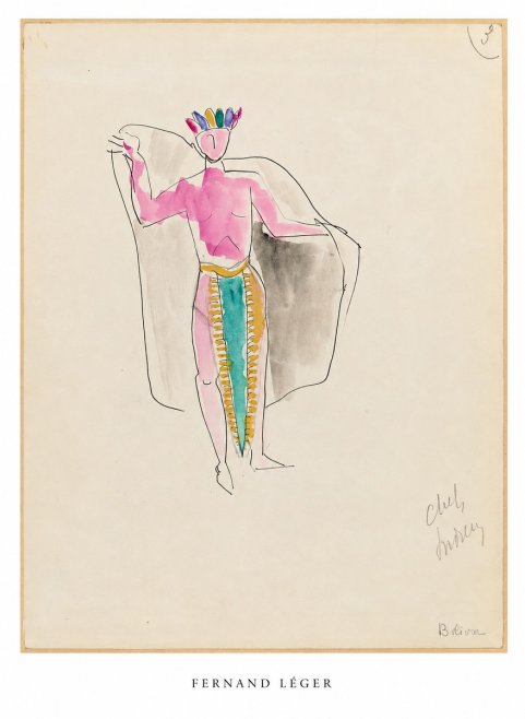 Fernand Léger Cheval, Indien No5 - Affiche