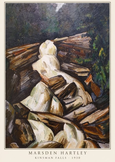 Marsden Hartley Kinsman Falls No6 - Affiche