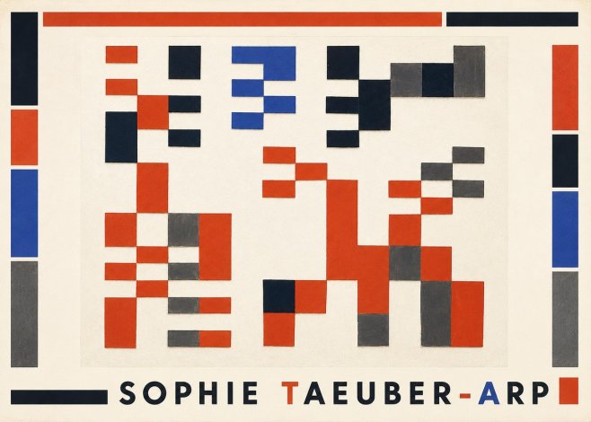 Sophie Taeuber-Arp Sophie Taeuber-arp No1 - Affiche