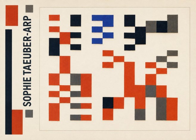 Sophie Taeuber-Arp Sophie Taeuber-arp No2 - Affiche