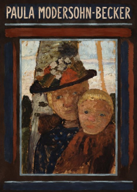 Paula Modersohn-Becker Mother and Child with Hat No5 - Affiche