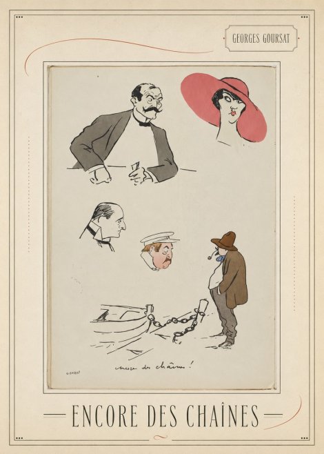 Georges Goursat Encore Des Chaînes! No3 - Affiche