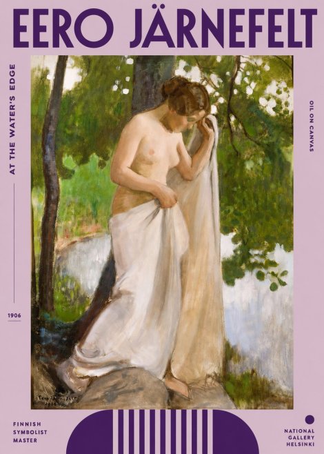 Eero Järnefelt At the Water's Edge No2 - Affiche