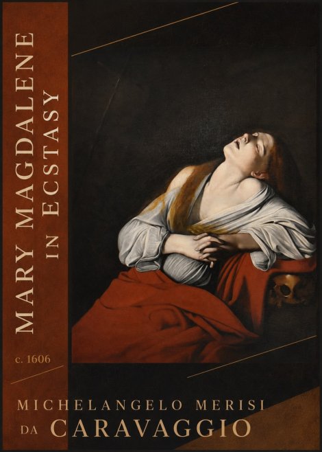 Michelangelo Merisi da Caravaggio Mary Magdalene in Ecstasy No2 - Affiche