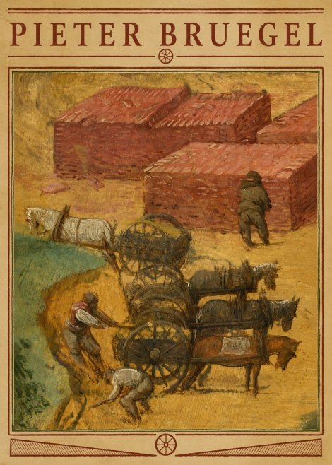 Pieter Bruegel The Brickmakers No3 - Affiche