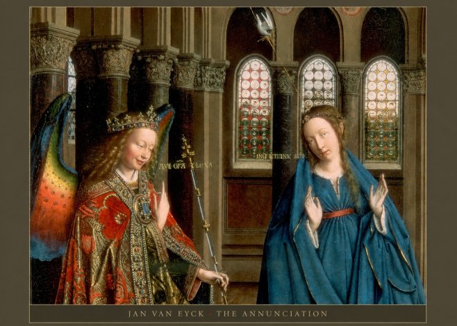 Jan van Eyck The Annunciation II No4 - Affiche