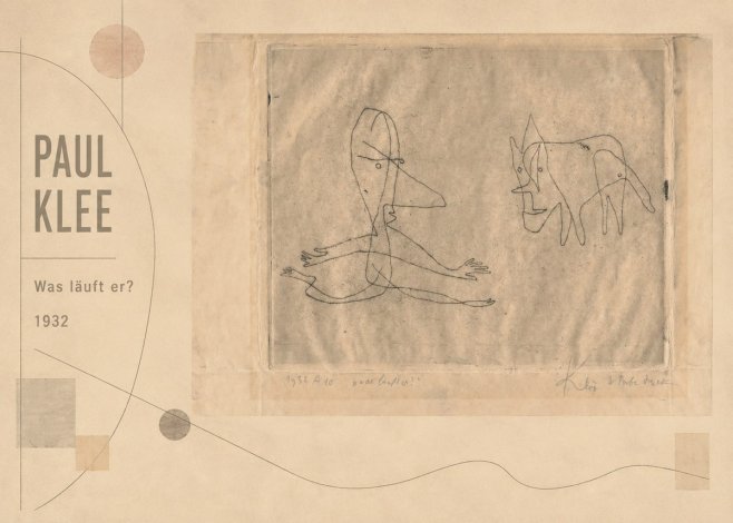Paul Klee Was Läuft Er? No2 - Affiche