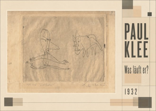 Paul Klee Was Läuft Er? No3 - Affiche