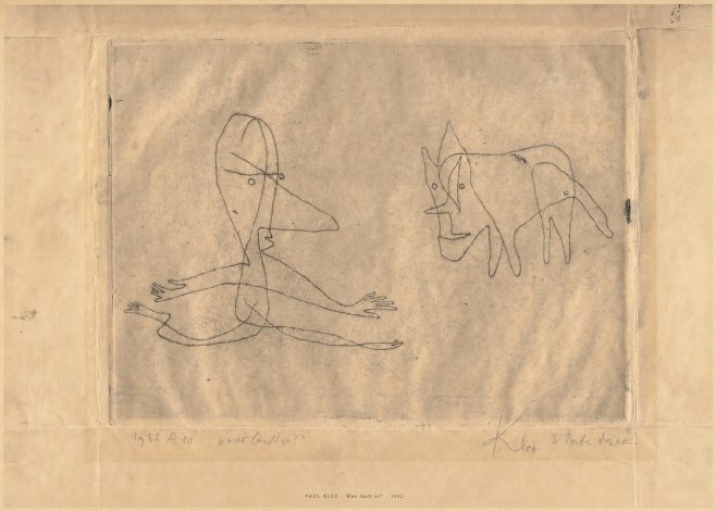 Paul Klee Was Läuft Er? No6 - Affiche