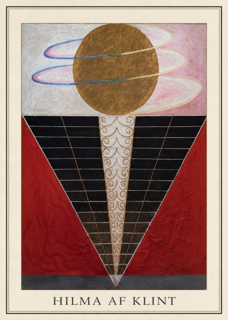 Hilma af Klint The Ten Largest, No. 1, Childhood II No1 - Affiche
