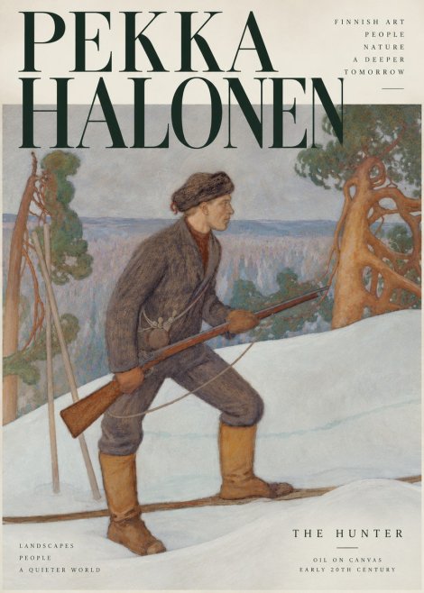 Pekka Halonen The Hunter No3 - Affiche