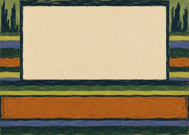 Max Pechstein Art Deco Landscape Frame No4 - Affiche