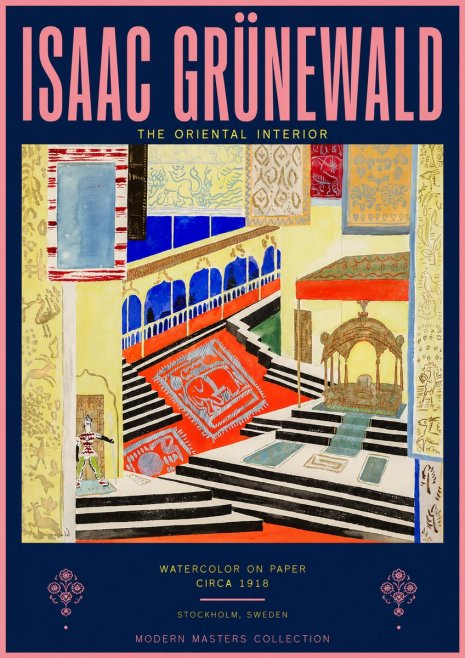 Isaac Grünewald The Oriental Interior No2 - Affiche