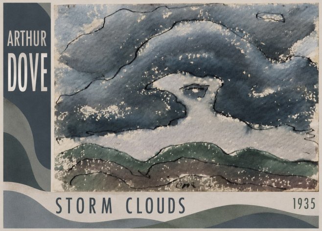 Arthur Dove Storm Clouds No2 - Affiche