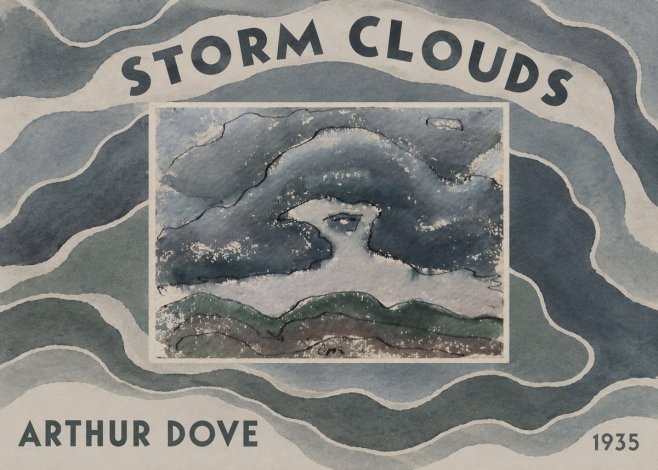 Arthur Dove Storm Clouds No5 - Affiche