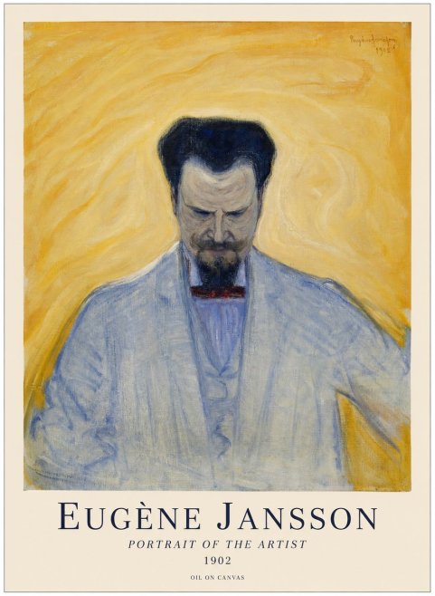 Eugène Jansson Portrait of the Artist II No1 - Affiche