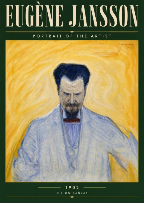 Eugène Jansson Portrait of the Artist II No5 - Affiche