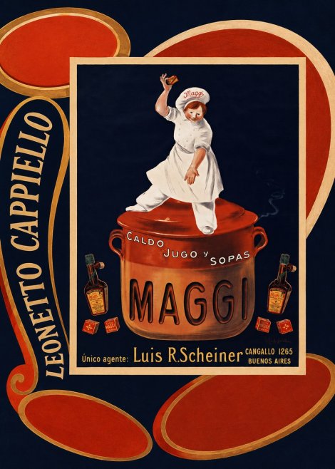 Leonetto Cappiello Maggi No4 - Affiche
