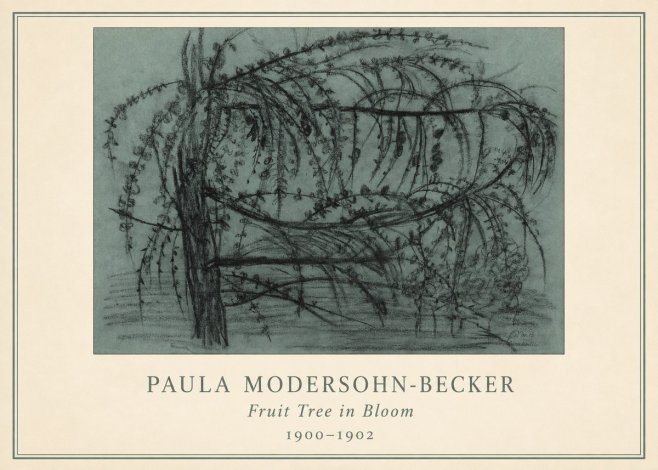 Paula Modersohn-Becker Fruit Tree in Bloom No3 - Affiche