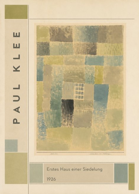 Paul Klee Erstes Haus Einer Siedelung No2 - Affiche