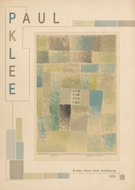 Paul Klee Erstes Haus Einer Siedelung No3 - Affiche