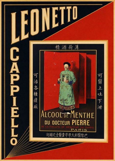 Leonetto Cappiello Alcool De Menthe Du Docteur Pierre No4 - Affiche