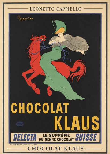 Leonetto Cappiello Chocolat Klaus III No3 - Affiche