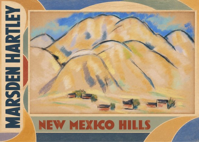 Marsden Hartley New Mexico Hills No3 - Affiche