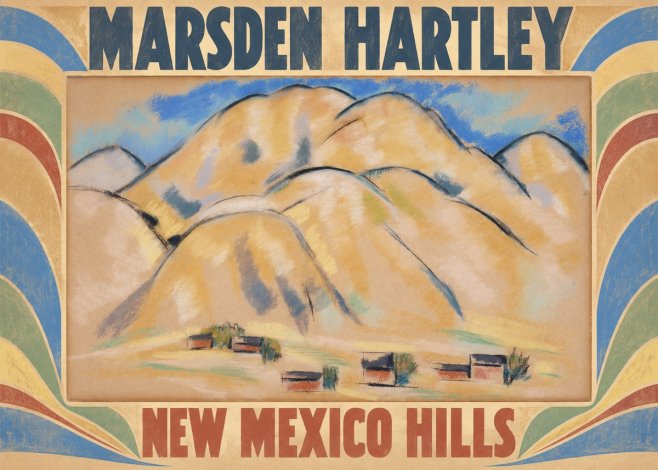 Marsden Hartley New Mexico Hills No5 - Affiche
