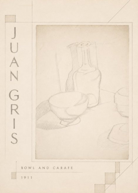 Juan Gris Bowl and Carafe No3 - Affiche