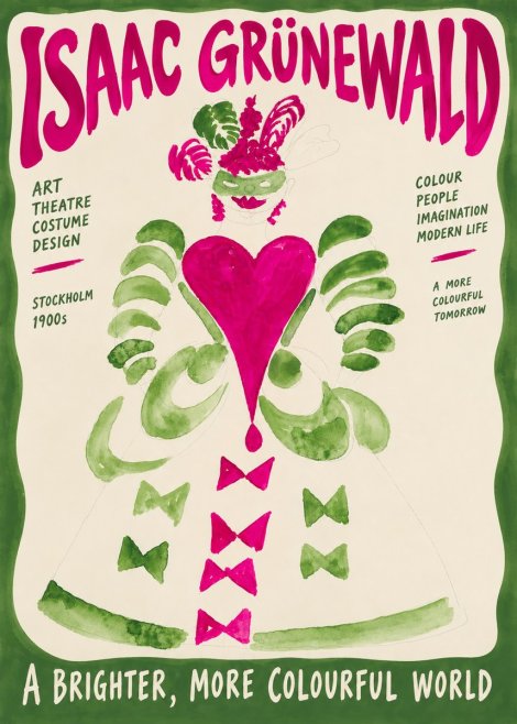 Isaac Grünewald Costume Design XVI No6 - Affiche