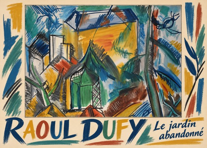 Raoul Dufy Le Jardin Abandonné No1 - Affiche