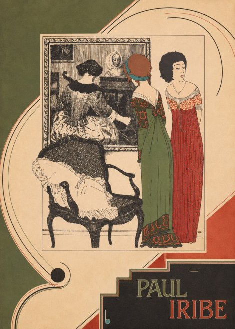 Paul Iribe Fashion Scene No4 - Affiche