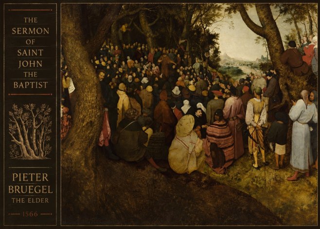 Pieter Bruegel The Sermon of Saint John the Baptist II No3 - Affiche