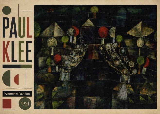 Paul Klee Women's Pavilion No4 - Affiche