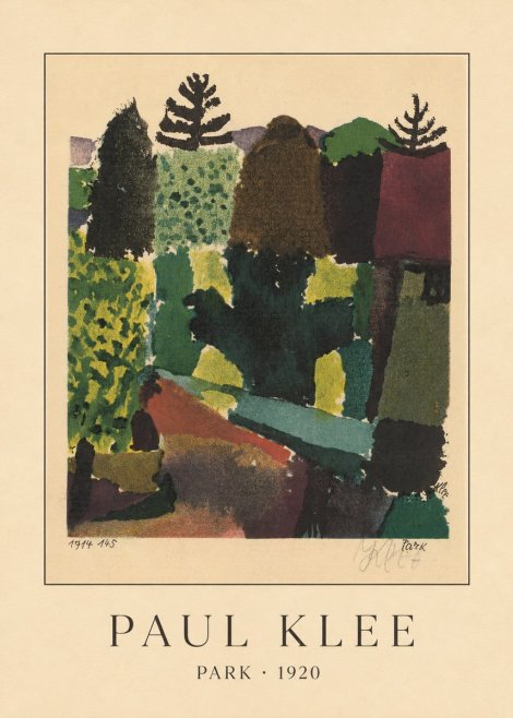 Paul Klee Park II No3 - Affiche